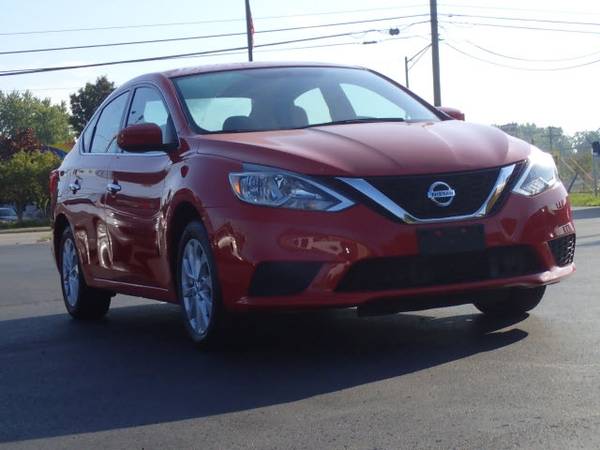 2018 Nissan Sentra SV sedan Red for sale in Waterford Township, MI – photo 7