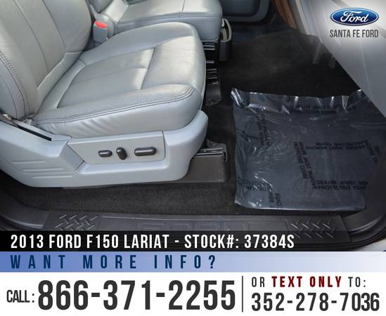 *** 2013 Ford F150 Lariat *** SYNC - Leather Seats - Flex Fuel Engine for sale in Alachua, FL – photo 22