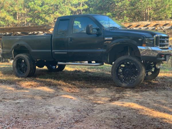 Lifted 2000 Ford F-250 7.3 diesel - cars & trucks - by owner -... for sale in Halifax, NC – photo 3