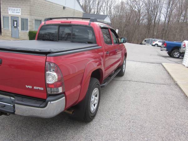 2013 Toyota Tacoma Double Cab SR5 4x4 V6 Auto 32K Red ONE OWNER for sale in East Derry, RI – photo 9