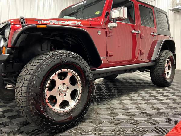 2011 Jeep Wrangler Unlimited Custom Lifted Sport 4x4 suv Maroon for sale in Branson West, AR – photo 21