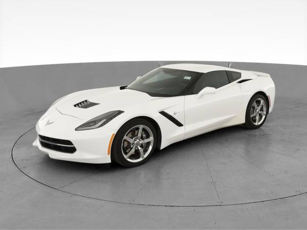 2014 Chevy Chevrolet Corvette Stingray Coupe 2D coupe White -... for sale in Frederick, MD – photo 3