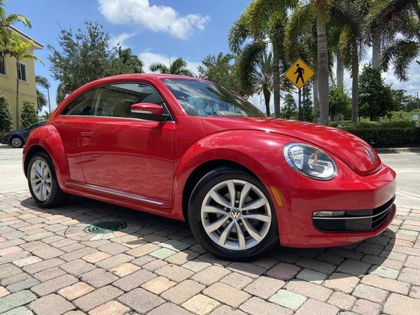 2013 *VW BEETLE *2.OL * TDI MPG*BABY* LEATHER* * - cars & trucks -... for sale in Port Saint Lucie, FL – photo 4
