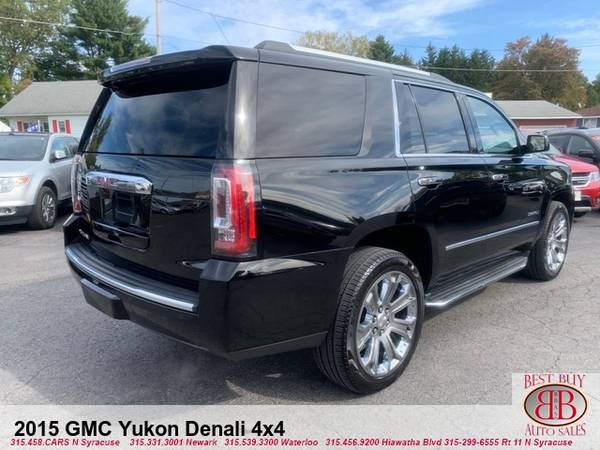 2015 GMC Yukon Denali 4X4 SUPER CLEAN EASY APPROVAL for sale in Syracuse, NY – photo 3