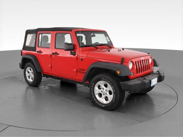 2015 Jeep Wrangler Unlimited Sport S SUV 4D suv Red - FINANCE ONLINE... for sale in Champlin, MN – photo 15