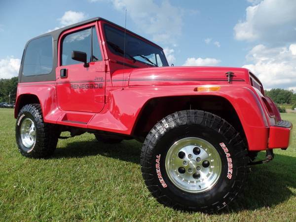 1992 *Jeep* *Wrangler* *2dr Renegade* Red for sale in Johnstown , PA – photo 23
