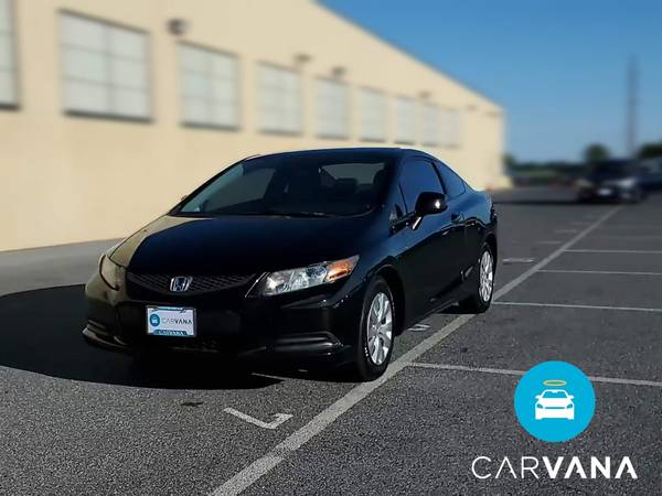 2012 Honda Civic LX Coupe 2D coupe Black - FINANCE ONLINE - cars &... for sale in Chesapeake , VA