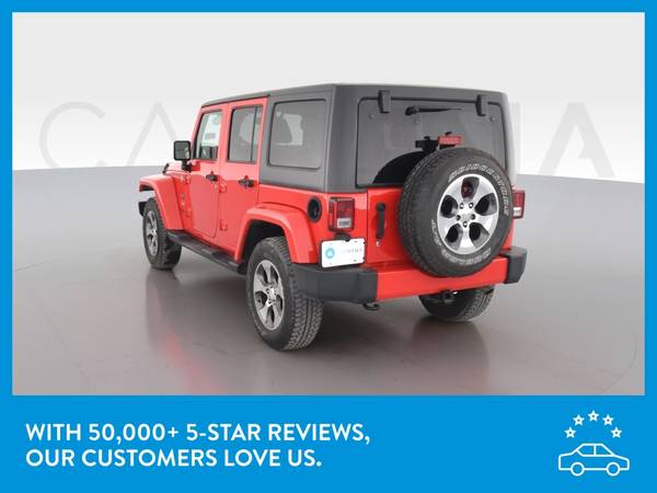 2016 Jeep Wrangler Unlimited Sahara Sport Utility 4D suv Red for sale in Louisville, KY – photo 6