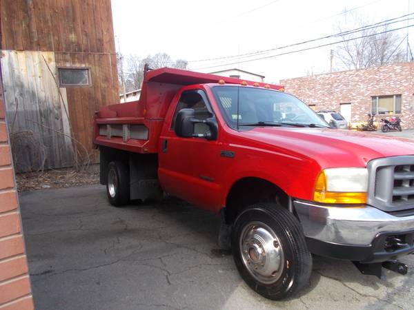 2000 ford f550 sd dump w/plow 7 3 - - by dealer for sale in Fitchburg, MA – photo 3