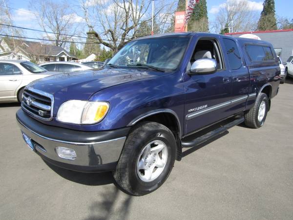 2000 Toyota Tundra Access Cab V8 Auto SR5 4X4 BLUE 2 OWNER CANOPY for sale in Milwaukie, OR – photo 2