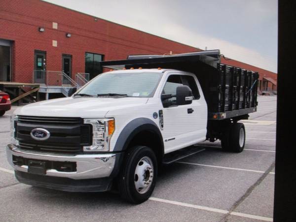 2017 Ford Super Duty F-550 DRW SUPER CAB DUMP TRUCK, DIESEL 4X4 31K for sale in South Amboy, NY – photo 5