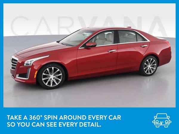 2016 Caddy Cadillac CTS 2 0 Luxury Collection Sedan 4D sedan Red for sale in Alexandria, MD – photo 3