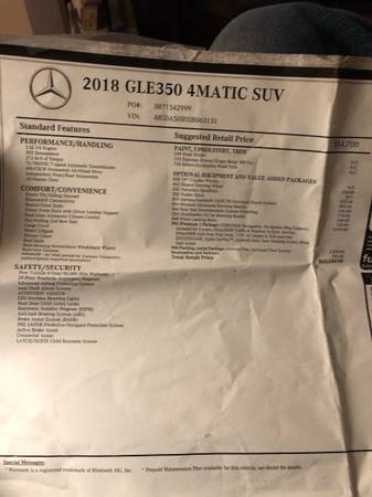 2018 Mercedes GLE350 4matic - cars & trucks - by owner - vehicle... for sale in Green Bay, WI – photo 9