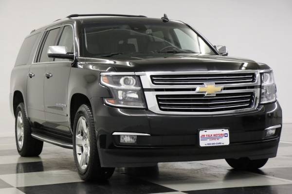 *SLEEK Black SUBURBAN 4X4 w LEATHER* 2018 Chevy *CAMERA & 7 SEATS* for sale in Clinton, MO – photo 21