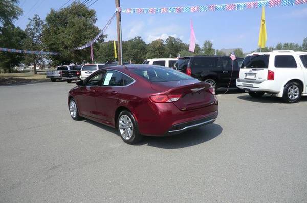 2015 Chrysler 200 Limited 4dr Sedan RED * AS LOW AS $1,295 DOWN * for sale in Monroe, NC – photo 5