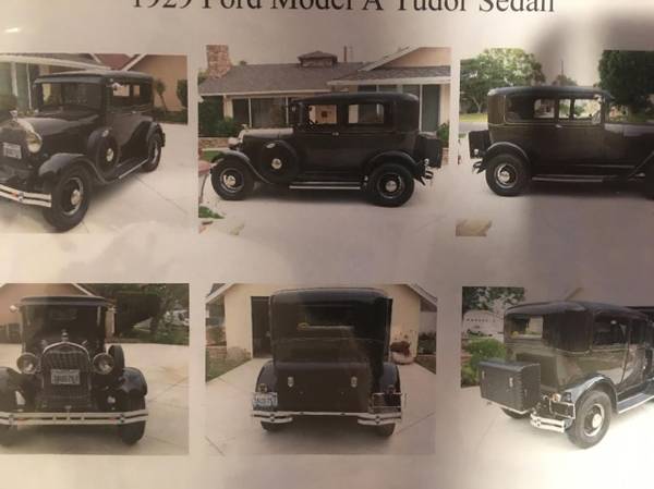 1929 FORD MODEL A TUDOR SESAN - cars & trucks - by owner - vehicle... for sale in Los Alamitos, CA – photo 2