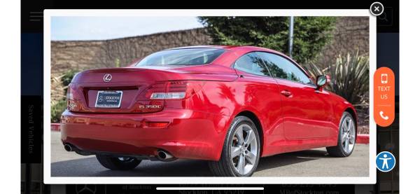 Lexus IS350 C - cars & trucks - by owner - vehicle automotive sale for sale in Elk Grove, CA – photo 6