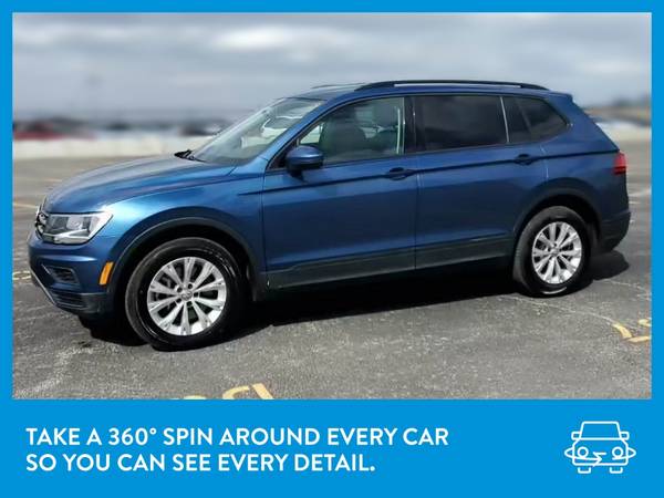 2018 VW Volkswagen Tiguan 2 0T S 4MOTION Sport Utility 4D suv Blue for sale in Covington, OH – photo 2