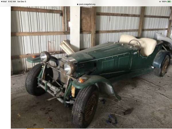1934 Frazer Nash Kit/replica - cars & trucks - by owner - vehicle... for sale in Coopersville, MI – photo 3
