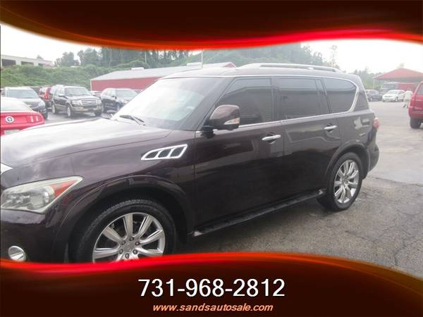 2012 INFINITI QX56 4X4, LEATHER, 3RD ROW SEATING, CAPTAIN CHAIRS, SUNR for sale in Lexington, TN – photo 2