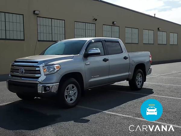 2017 Toyota Tundra CrewMax SR5 Pickup 4D 5 1/2 ft pickup Silver - -... for sale in binghamton, NY – photo 3