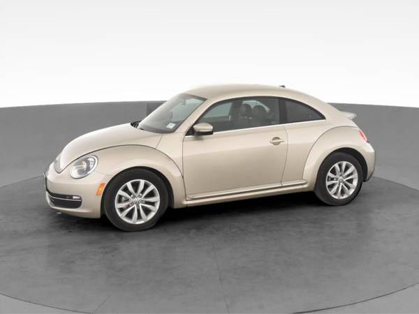 2013 VW Volkswagen Beetle TDI Hatchback 2D hatchback Beige - FINANCE... for sale in Atlanta, CO – photo 4