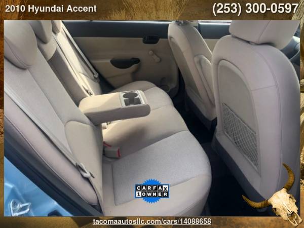 2010 Hyundai Accent GLS 4dr Sedan - - by dealer for sale in Tacoma, WA – photo 11