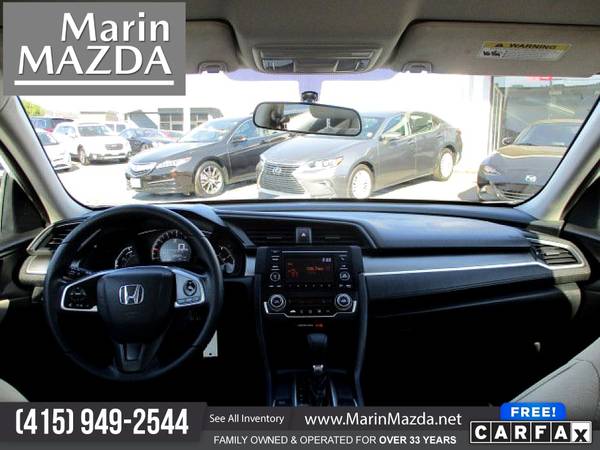2016 Honda Civic Sedan LX FOR ONLY $232/mo! - cars & trucks - by... for sale in San Rafael, CA – photo 4