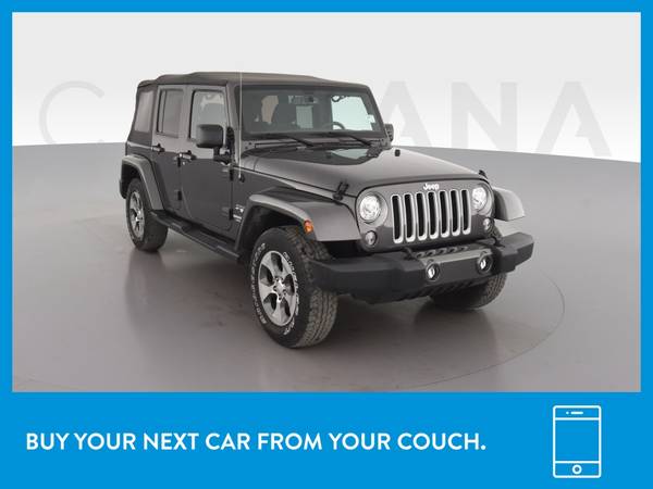 2017 Jeep Wrangler Unlimited Sahara Sport Utility 4D suv Gray for sale in Seffner, FL – photo 12