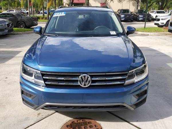 2018 *Volkswagen* *Tiguan* *2.0T S FWD* Silk Blue Me - cars & trucks... for sale in Coconut Creek, FL – photo 2