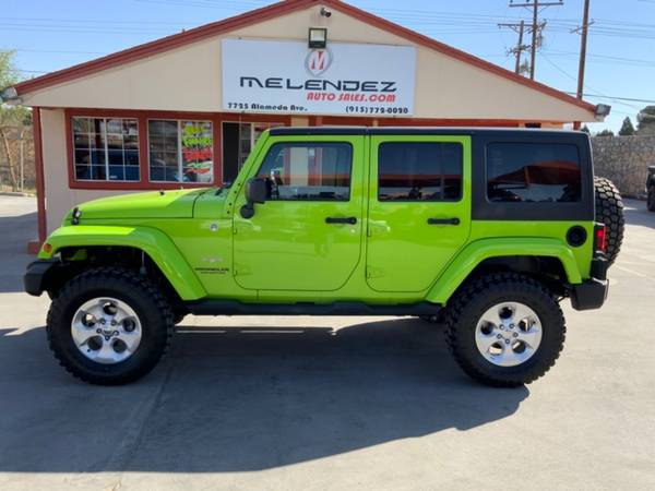2013 Jeep Wrangler Unlimited 4WD 4dr Sahara - - by for sale in El Paso, NM – photo 2
