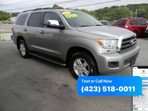 2009 Toyota Sequoia SR5 4.7L 4WD - EZ FINANCING AVAILABLE! for sale in Piney Flats, TN – photo 4