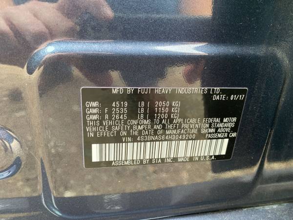 2017 Subaru Legacy 2 5i Sport AWD - Moonroof - 31, 182 Miles - cars for sale in Chicopee, MA – photo 14