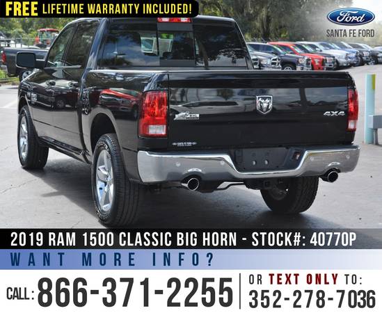 ‘19 Ram 1500 Classic Big Horn *** Bedliner, Touchscreen, Cruise ***... for sale in Alachua, FL – photo 5