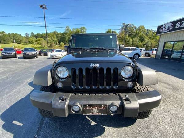 2015 JEEP WRANGLER --UNLIMITED--SPORT--4WD--92K MILES--BLACK - cars... for sale in Lenoir, NC – photo 2