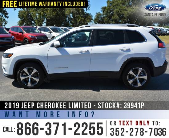 *** 2019 Jeep Cherokee Limited *** Touchscreen - Bluetooth - Homelink for sale in Alachua, FL – photo 4