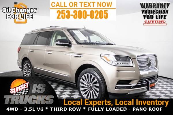 2018 Lincoln Navigator Reserve 4x4 4WD AWD SUV THIRD ROW SEATS -... for sale in Sumner, WA
