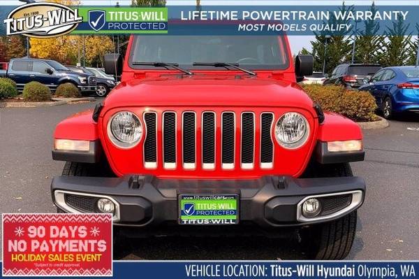 2019 Jeep Wrangler Unlimited 4x4 4WD SUV Electric Sahara Convertible... for sale in Olympia, WA – photo 2