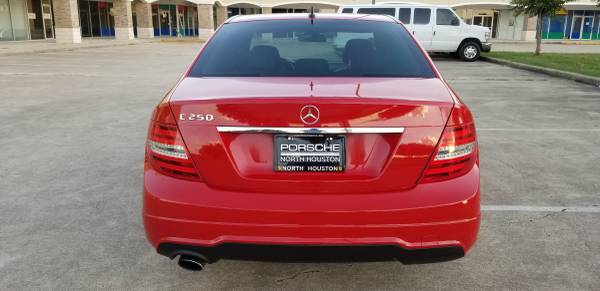 2013 MERCEDES-BENZ C250 RED for sale in Houston, TX – photo 5