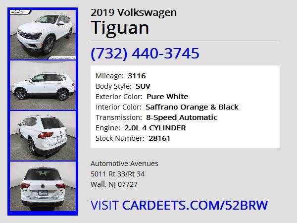 2019 Volkswagen Tiguan, Pure White - - by dealer for sale in Wall, NJ – photo 22