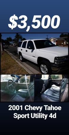 **2001 Chevy Tahoe Sport Utility 4D** for sale in Oxnard, CA