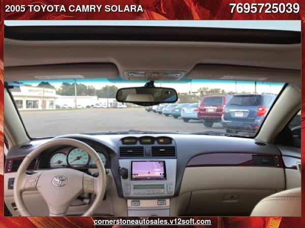 2005 TOYOTA CAMRY SOLARA SE - cars & trucks - by dealer - vehicle... for sale in Flowood, MS – photo 15