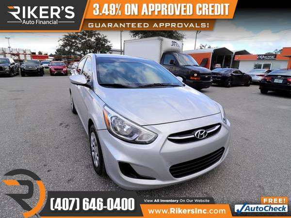 $103/mo - 2017 Hyundai Accent SE - 100 Approved! - cars & trucks -... for sale in Kissimmee, FL – photo 6