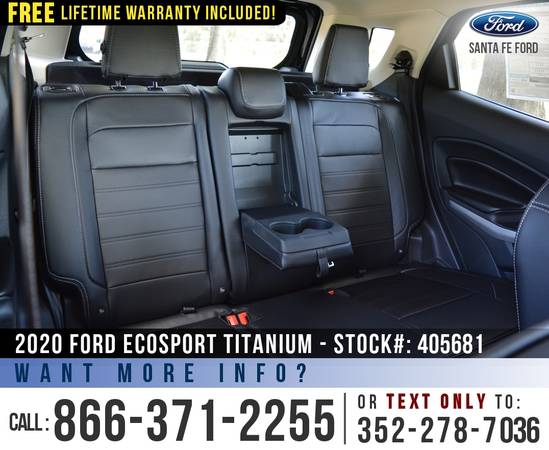 2020 FORD ECOSPORT TITANIUM SAVE Over 8, 000 off MSRP! for sale in Alachua, FL – photo 16