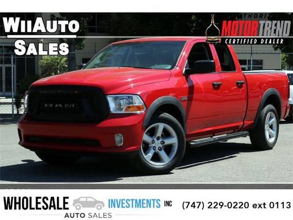 2014 Ram 1500 truck Express (Bright Red) for sale in Van Nuys, CA – photo 2