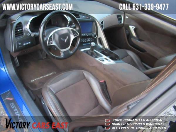 2014 Chevrolet Chevy Corvette Stingray 2dr Z51 Cpe w/3LT - cars &... for sale in Huntington, NY – photo 16