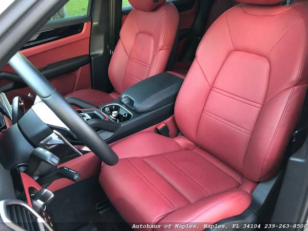 2019 Porsche Cayenne $85,460 Sticker! Bordeaux Red leather! 21" Spyder for sale in Naples, FL – photo 13