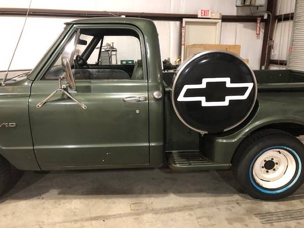 1969 Chevy C10 Stepside Pickup with Spare Tire Cover for sale in Cleveland, NC – photo 8