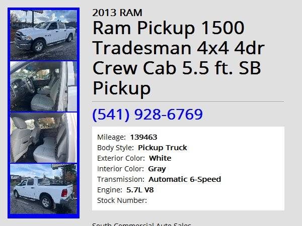 2013 RAM Ram Pickup 1500 4x4 - - by dealer - vehicle for sale in Albany, OR – photo 9