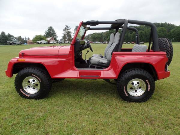 1992 *Jeep* *Wrangler* *2dr Renegade* Red for sale in Johnstown , PA – photo 5